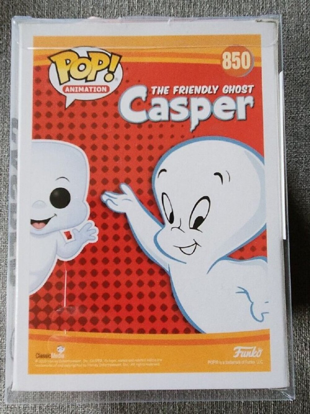 Devon Sawa signed Funko Pop! Vinyl Casper the Friendly Ghost Casper #850 w/COA - Picture 4 of 6